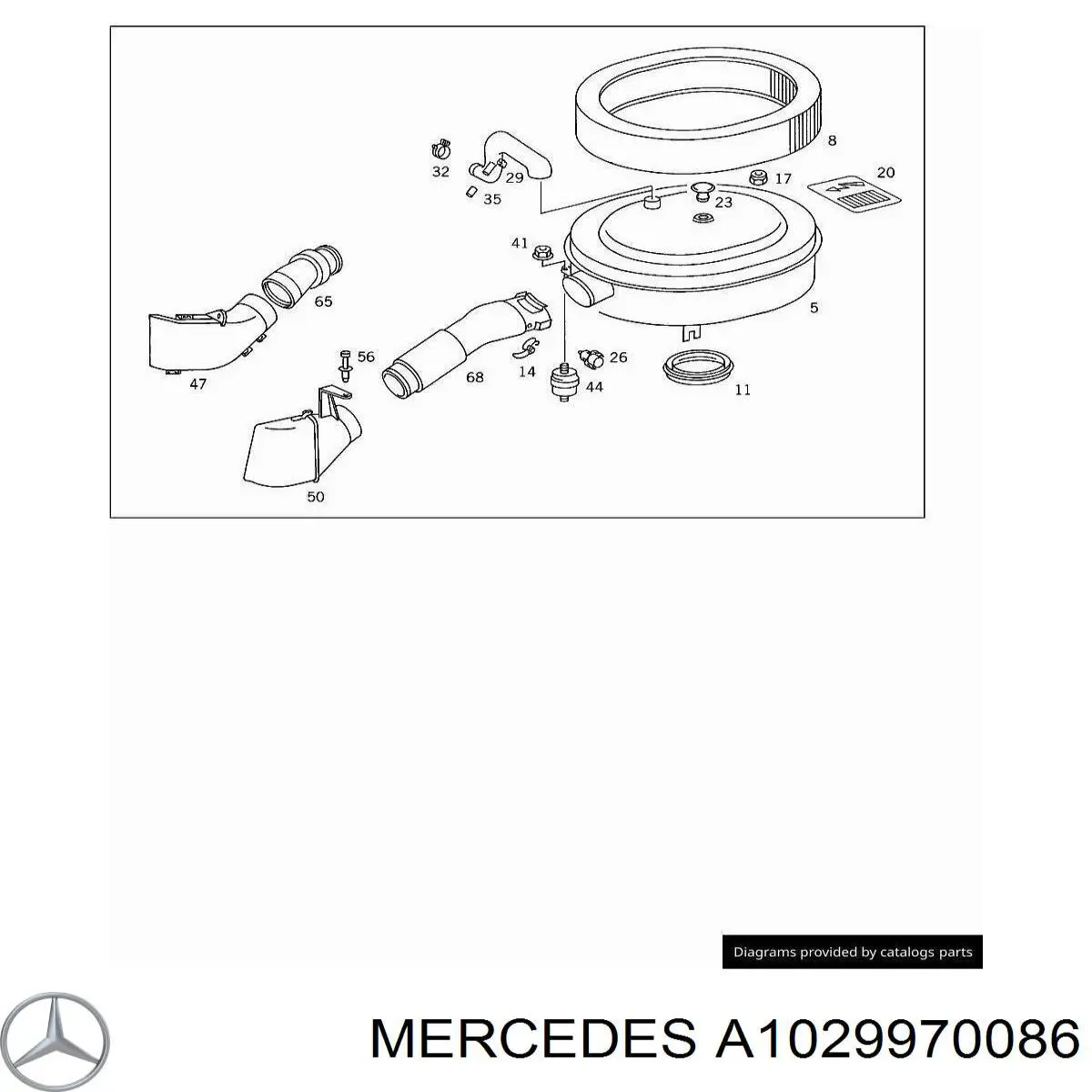  Mercedes A1029970086 preço, a partir de 6,08 USD