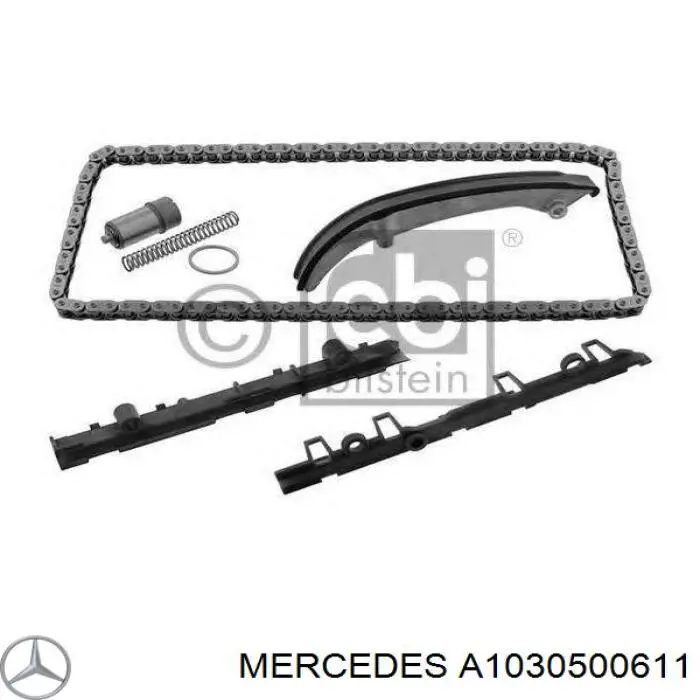 Compre A1030500611 Mercedes Reguladora de tensão da cadeia do mecanismo de distribuição de gás