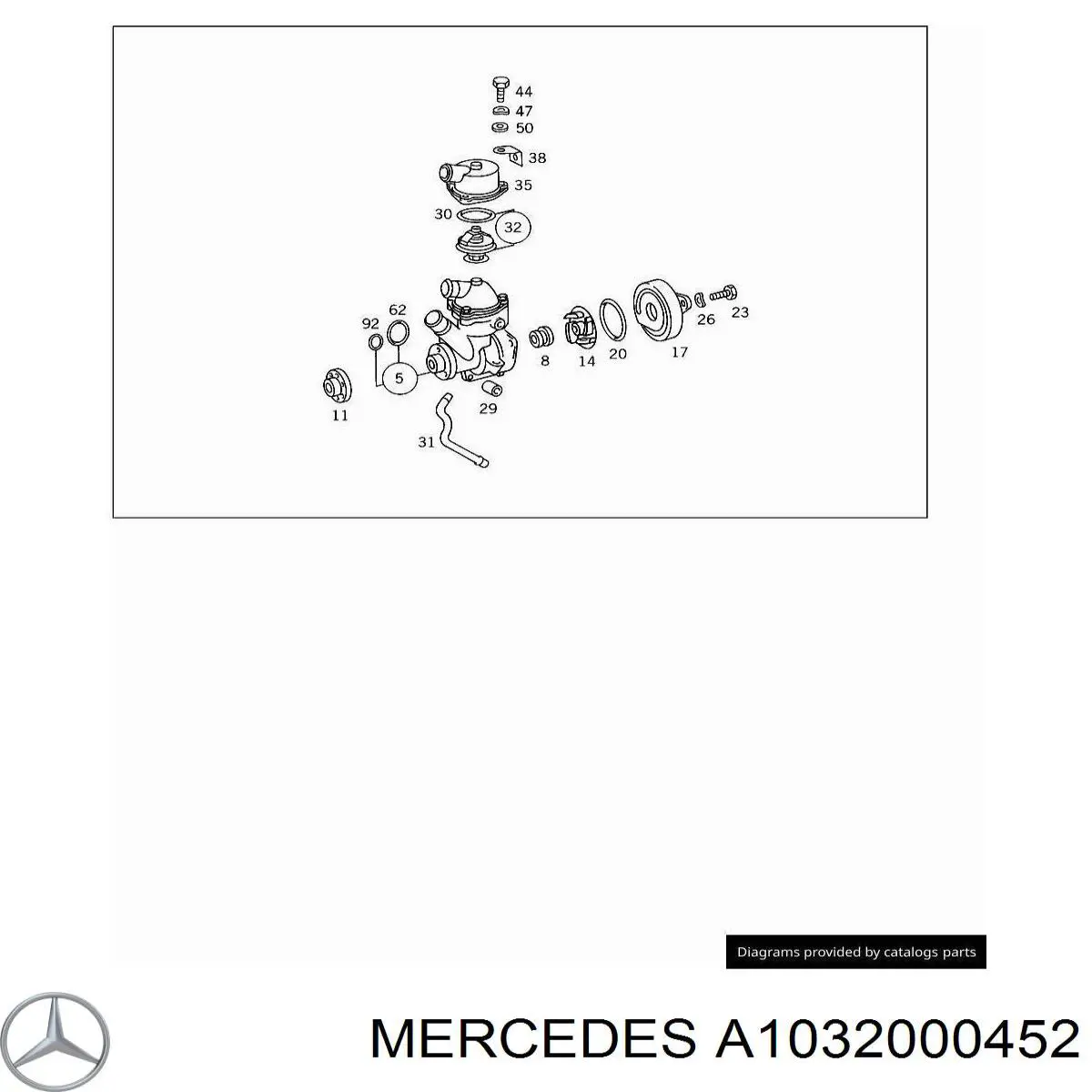  Mercedes A1032000452 preço, a partir de 375,97 USD