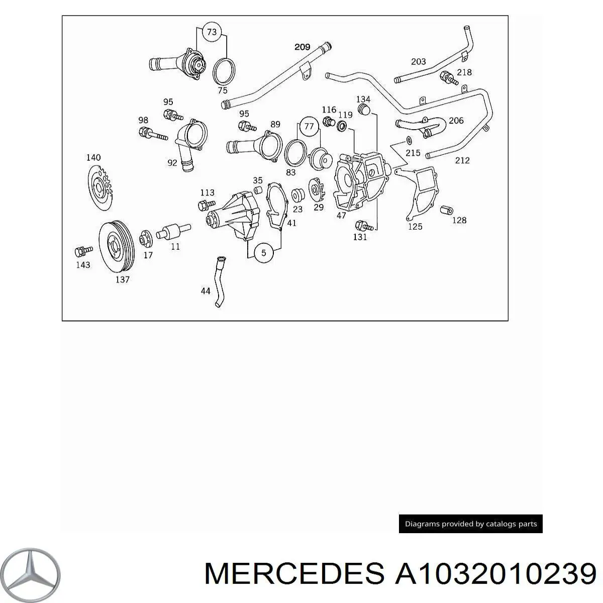  Mercedes A1032010239 preço, a partir de 60,72 USD
