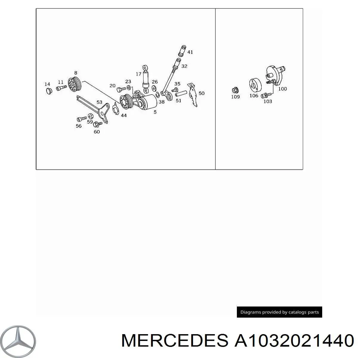 A1032000640 Mercedes 