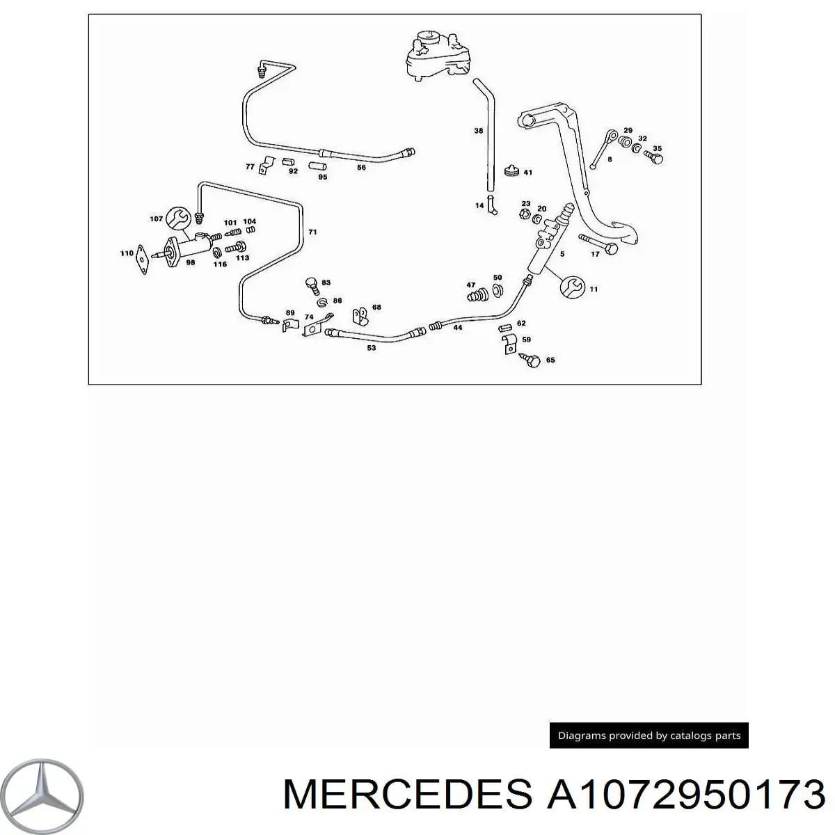  Mercedes A1072950173 preço, a partir de 4,40 USD