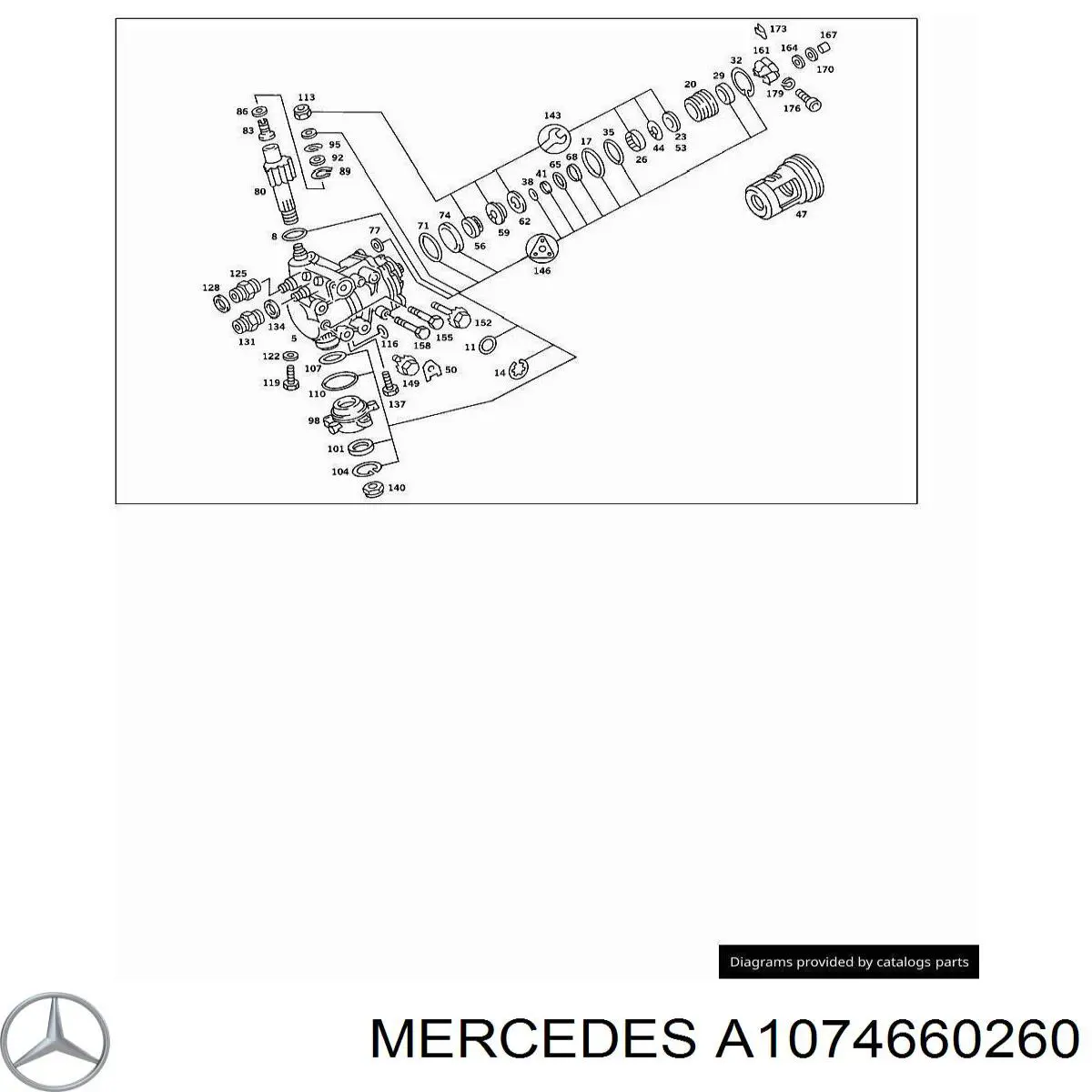  Mercedes A1074660260 preço, a partir de 16,54 USD