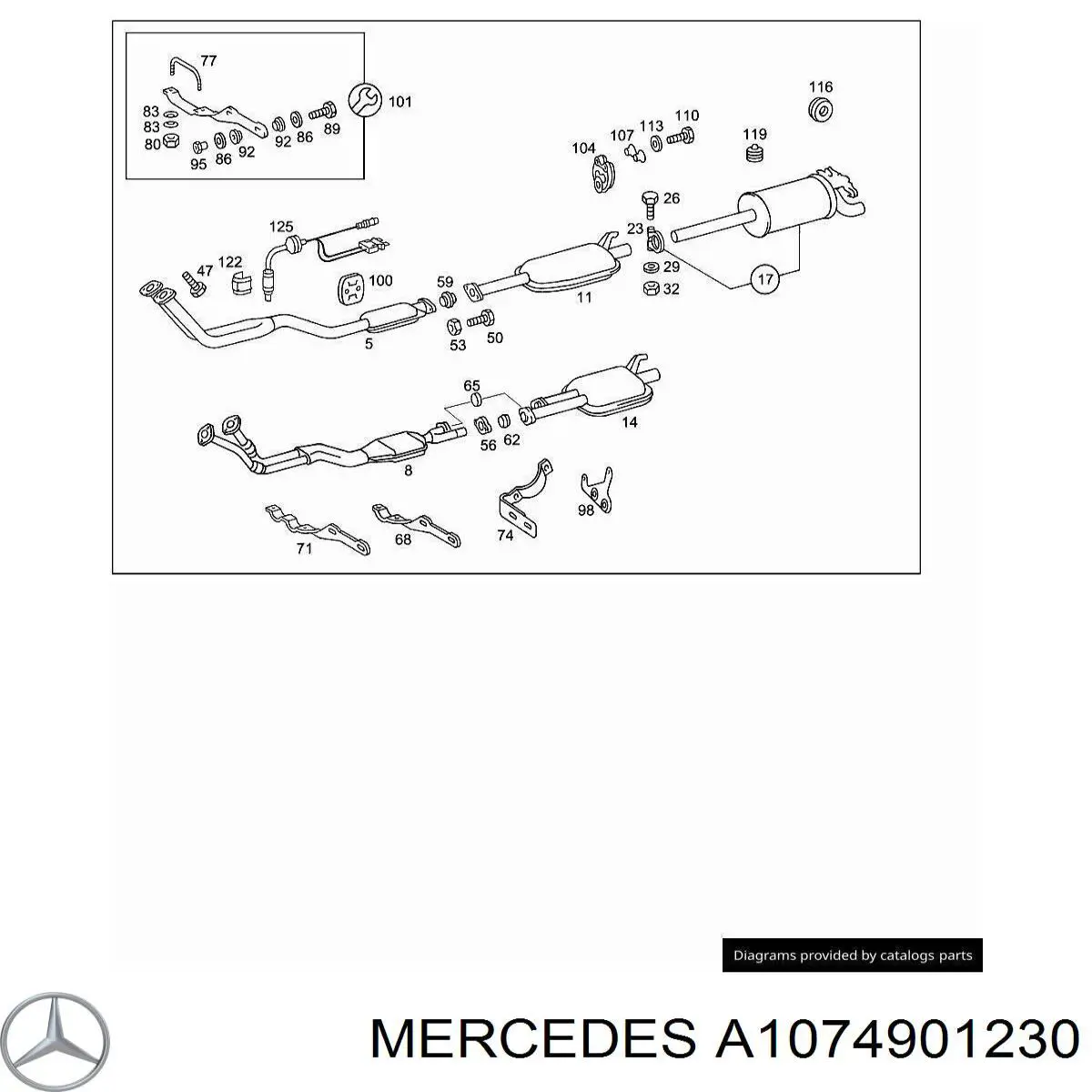 Compre A1074901230 Mercedes 
