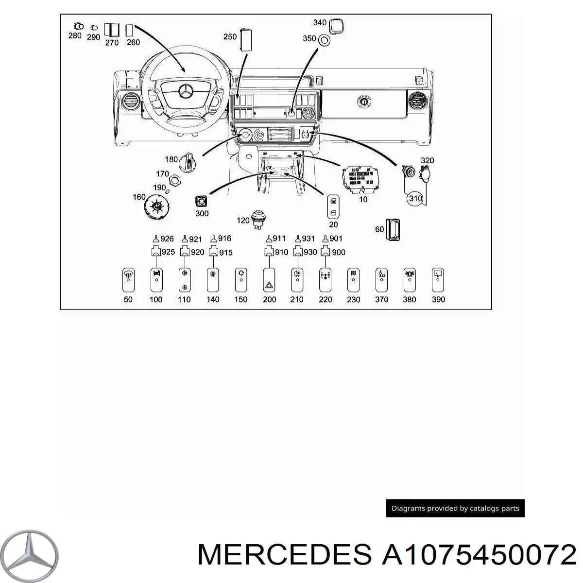  Mercedes A1075450072 preço, a partir de 11,71 USD