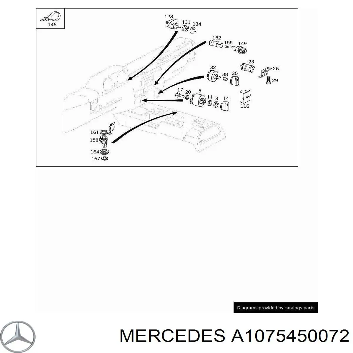 Compre A1075450072 Mercedes 