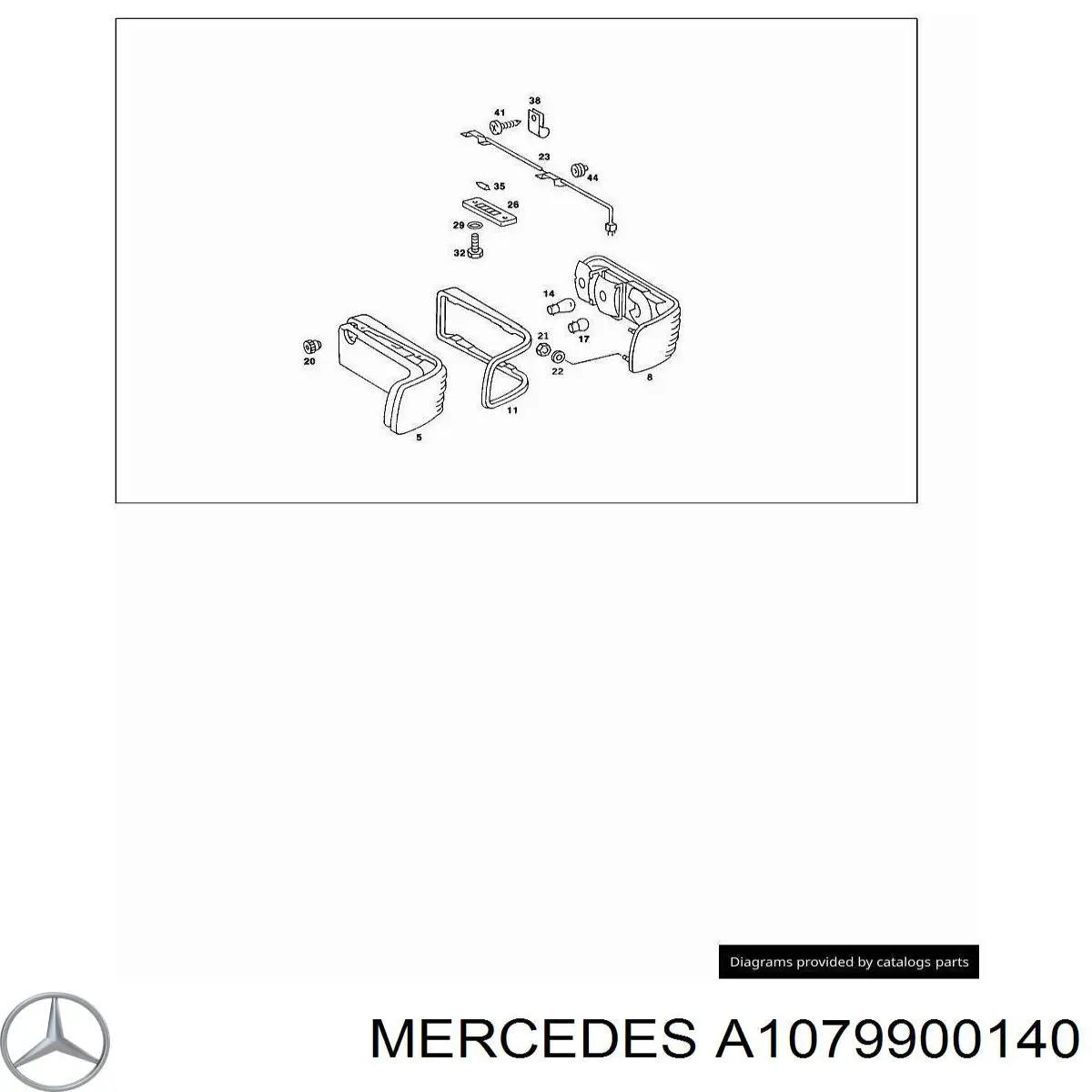 A1079900140 Mercedes 