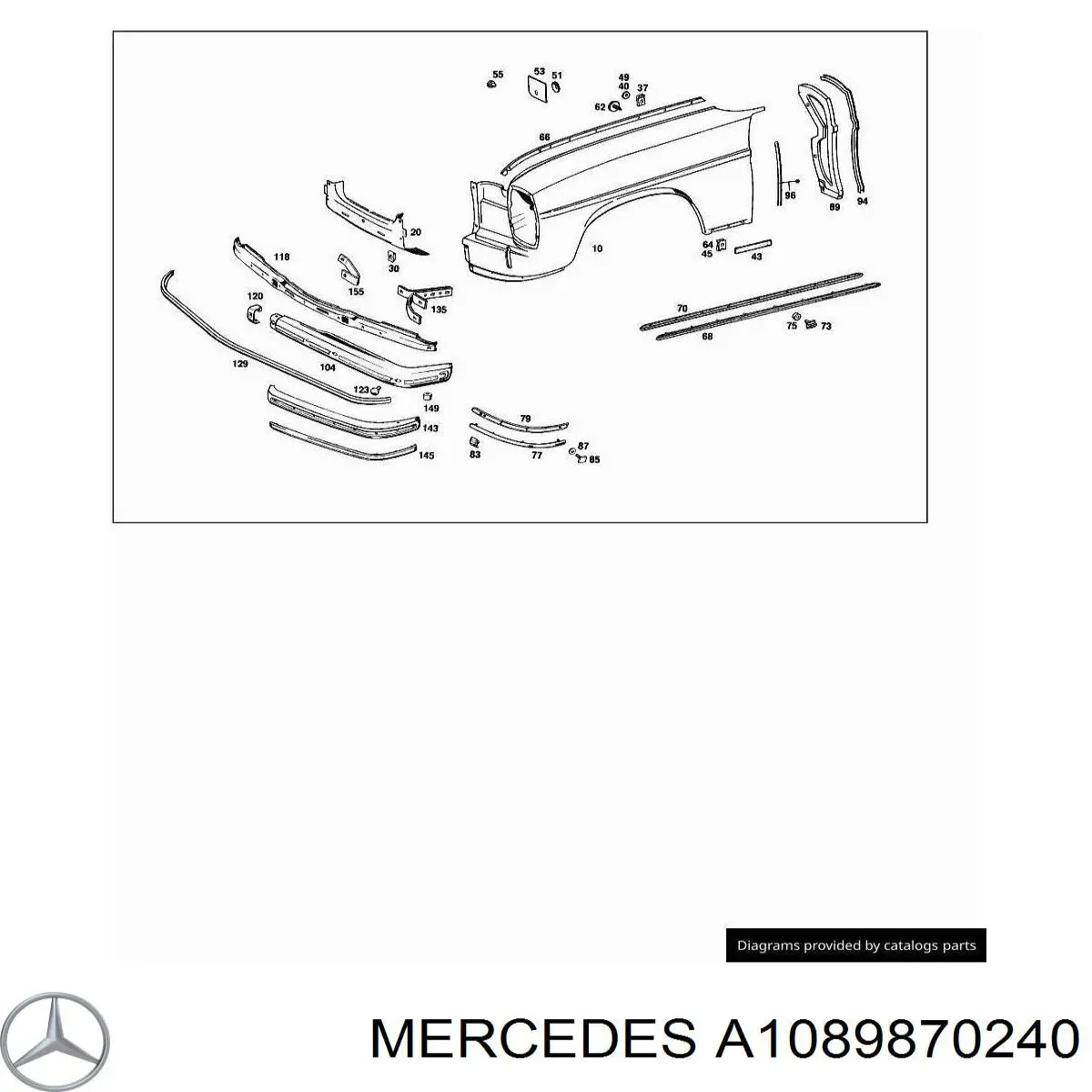  Mercedes A1119871740 preço, a partir de 3,08 USD
