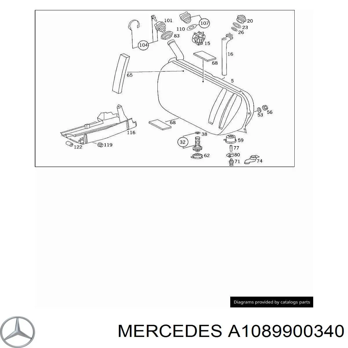 Compre A1089900340 Mercedes 