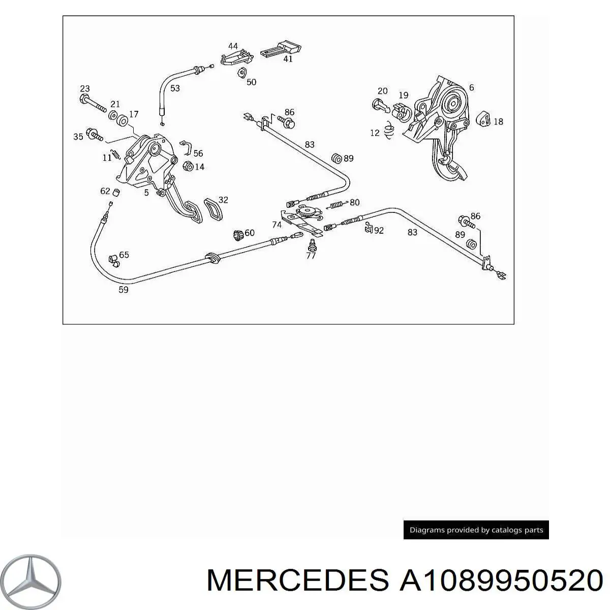  Mercedes A1089950520 preço, a partir de 5,51 USD