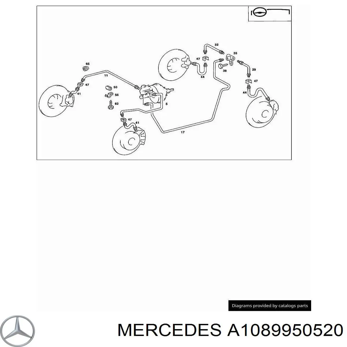 Compre A1089950520 Mercedes 