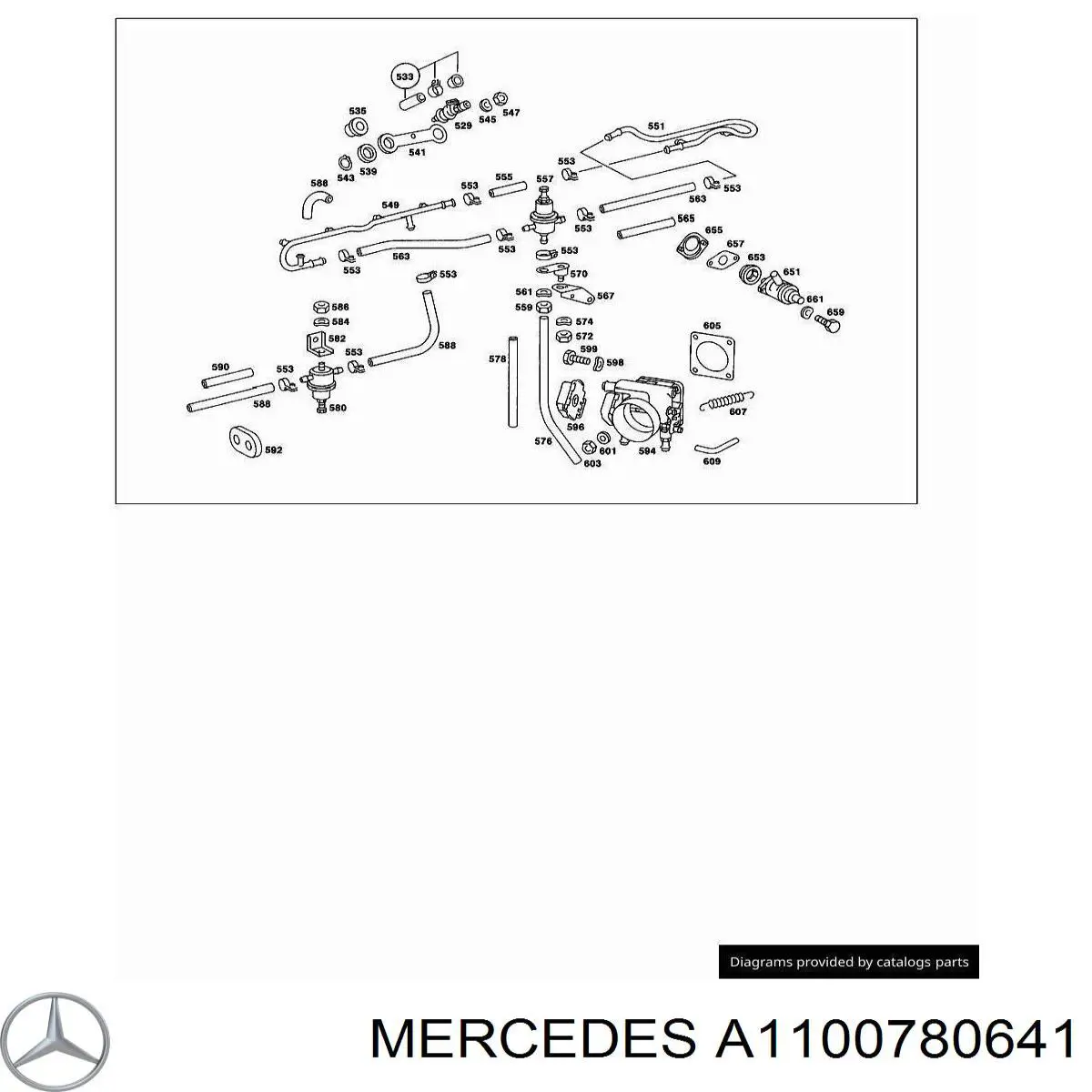  Mercedes A1100780641 preço, a partir de 72,56 USD
