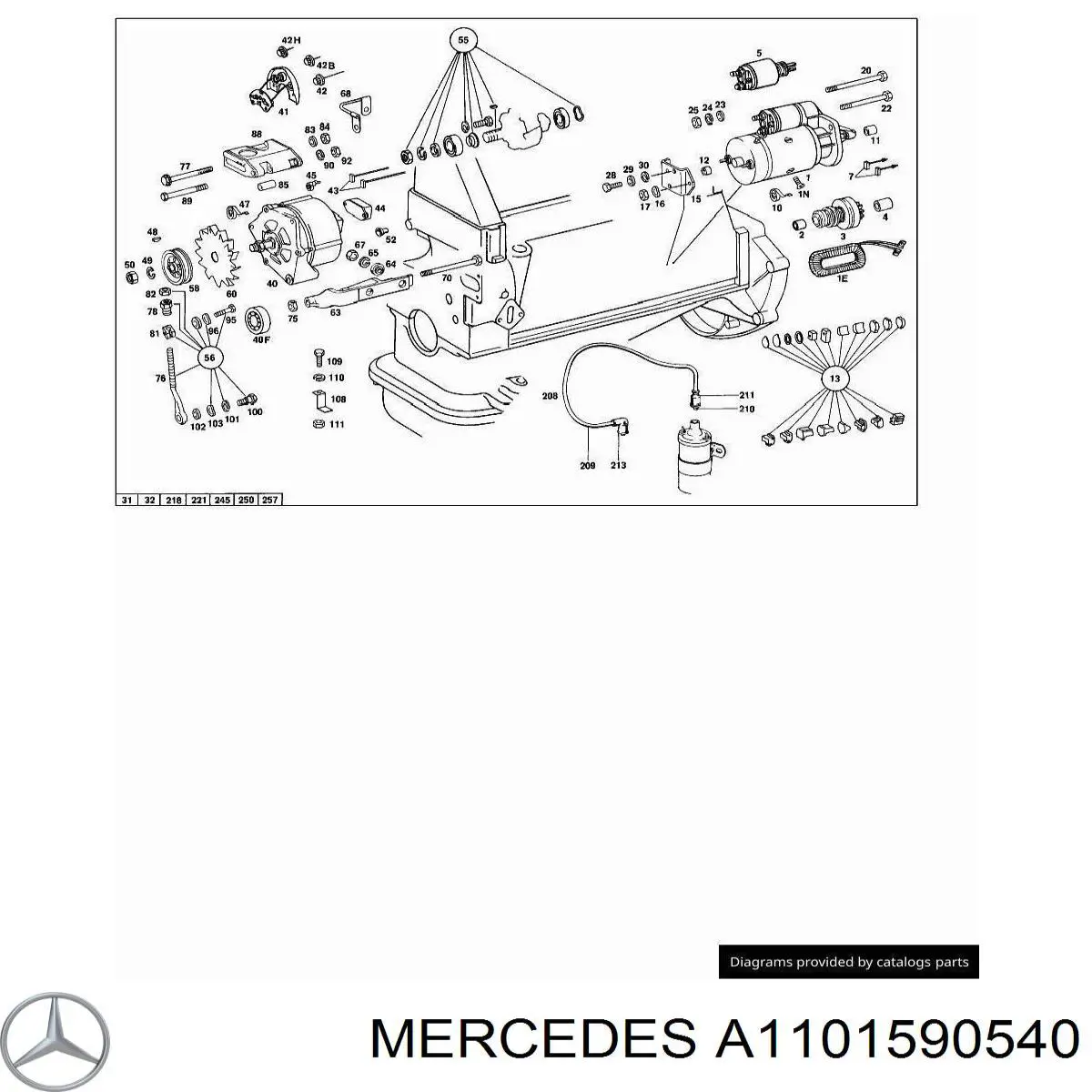 Mercedes A1161590340 preço, a partir de  