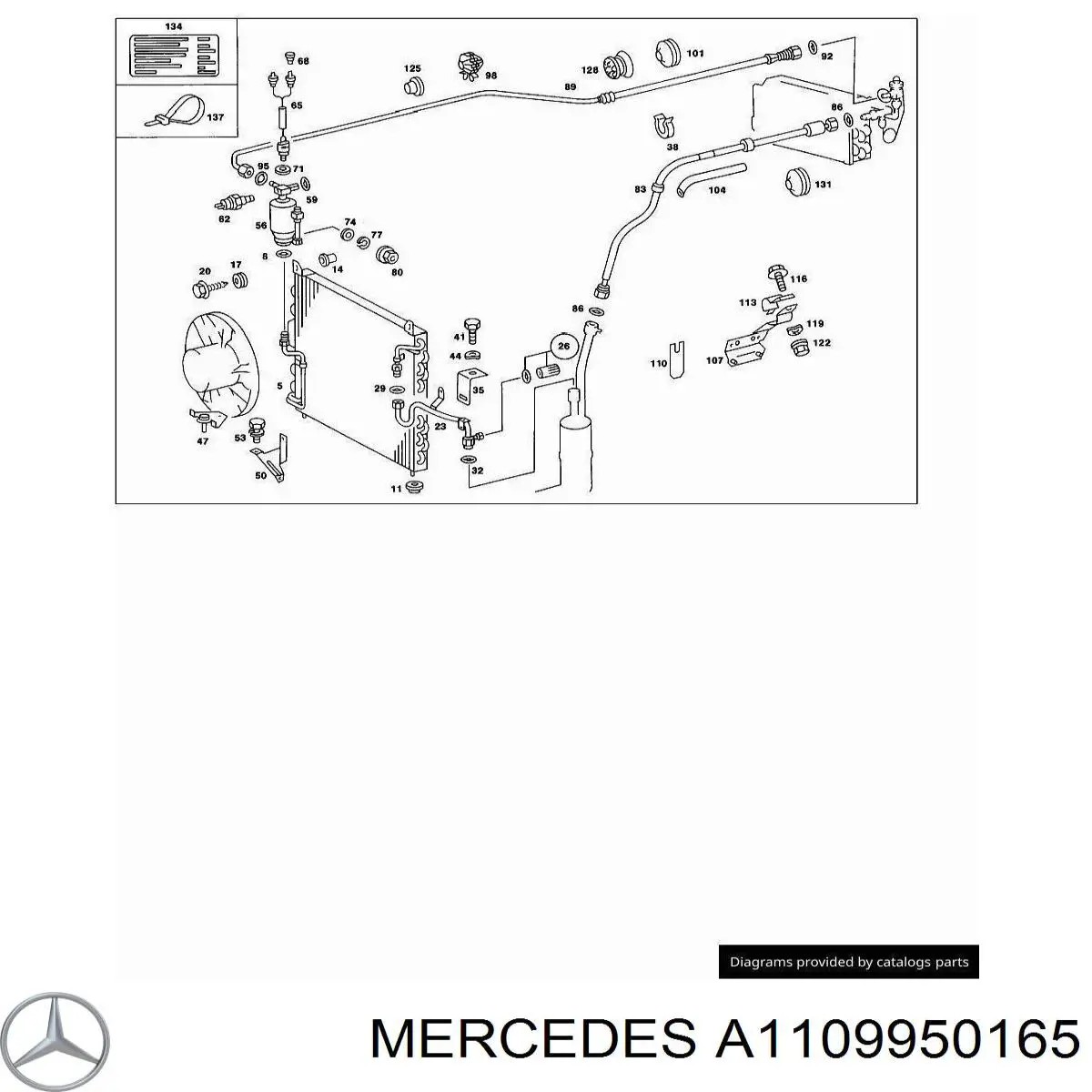  Mercedes A1109950165 preço, a partir de 2,89 USD