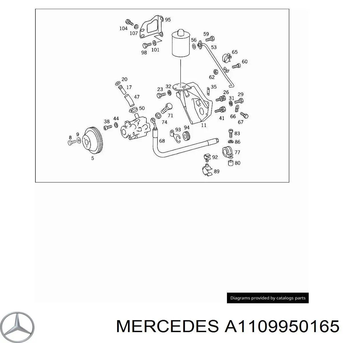 Compre A1109950165 Mercedes 