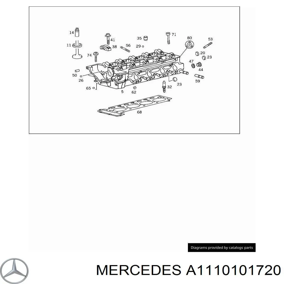 Cabeça de motor (CBC) Mercedes A1110101720 preço, a partir de 706,62 USD