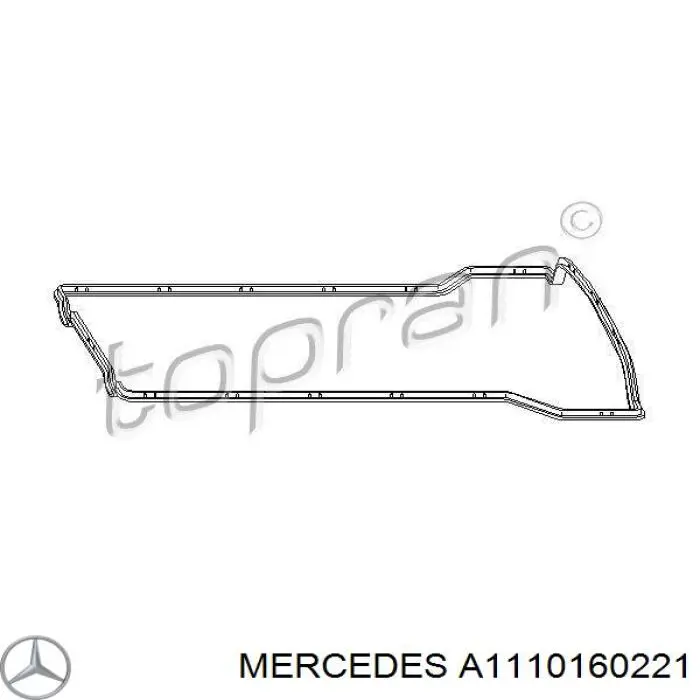 A1110160221 Mercedes Vedante de tampa de válvulas de motor