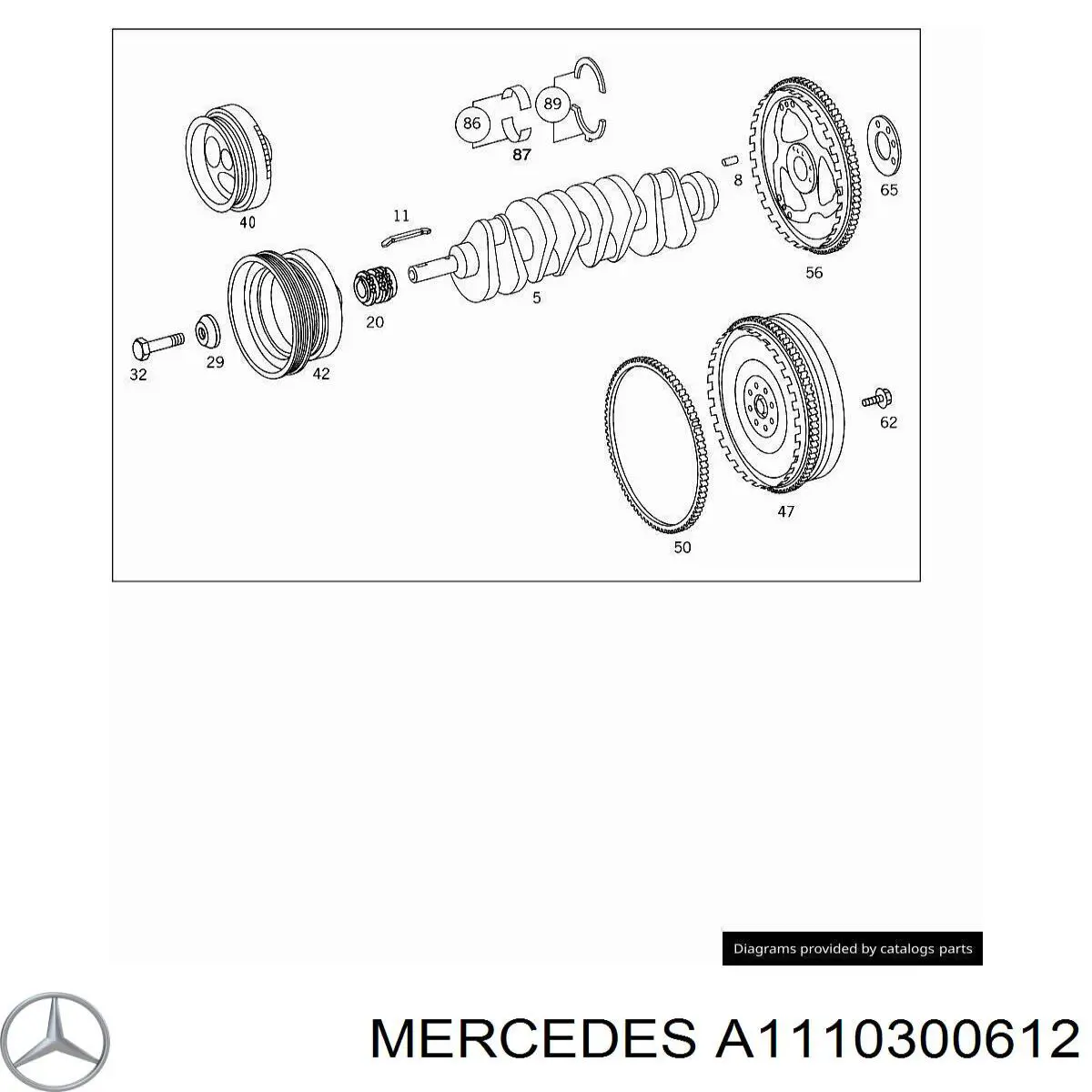 Volante de motor Mercedes 1110300612 preço, a partir de 182,25 USD