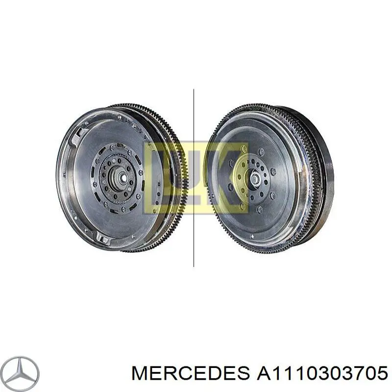 A1110303705 Mercedes Volante de motor