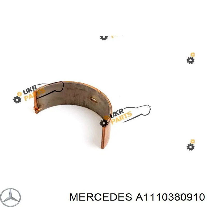 A1110380910 Mercedes Folhas inseridas de cambota de biela, kit, padrão (STD)