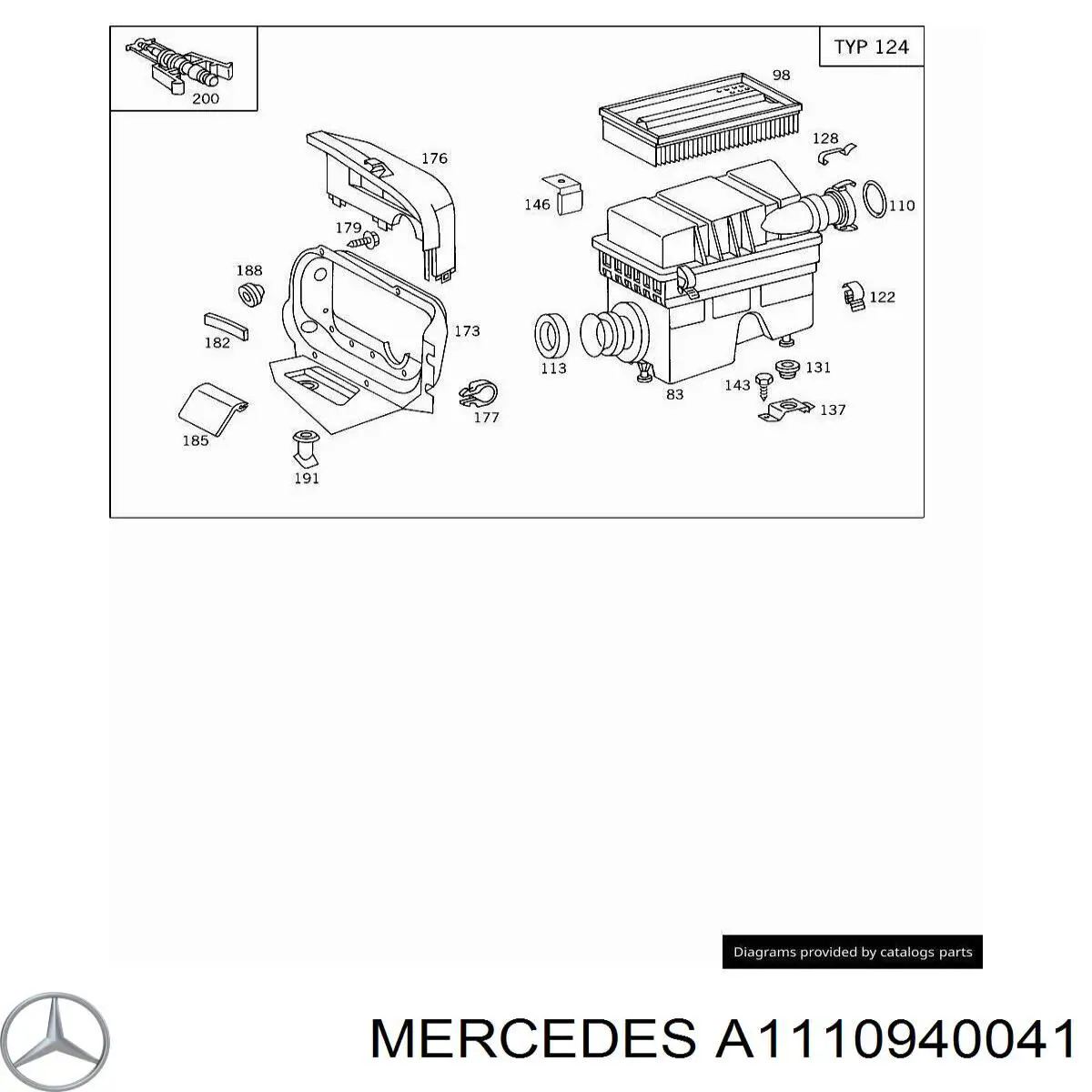 Mercedes A1110940041 preço, a partir de 14,66 USD