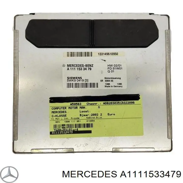 Módulo de direção (Centralina eletrônica) de motor Mercedes A1111532979 preço, a partir de 217,93 USD