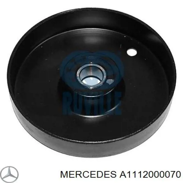 A1112000070 Mercedes Rolo de reguladora de tensão da correia de transmissão