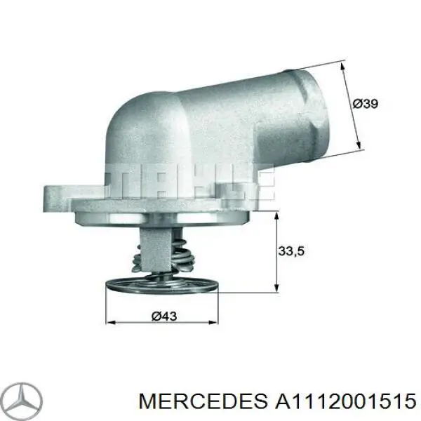 Compre A1112001515 Mercedes Termostato