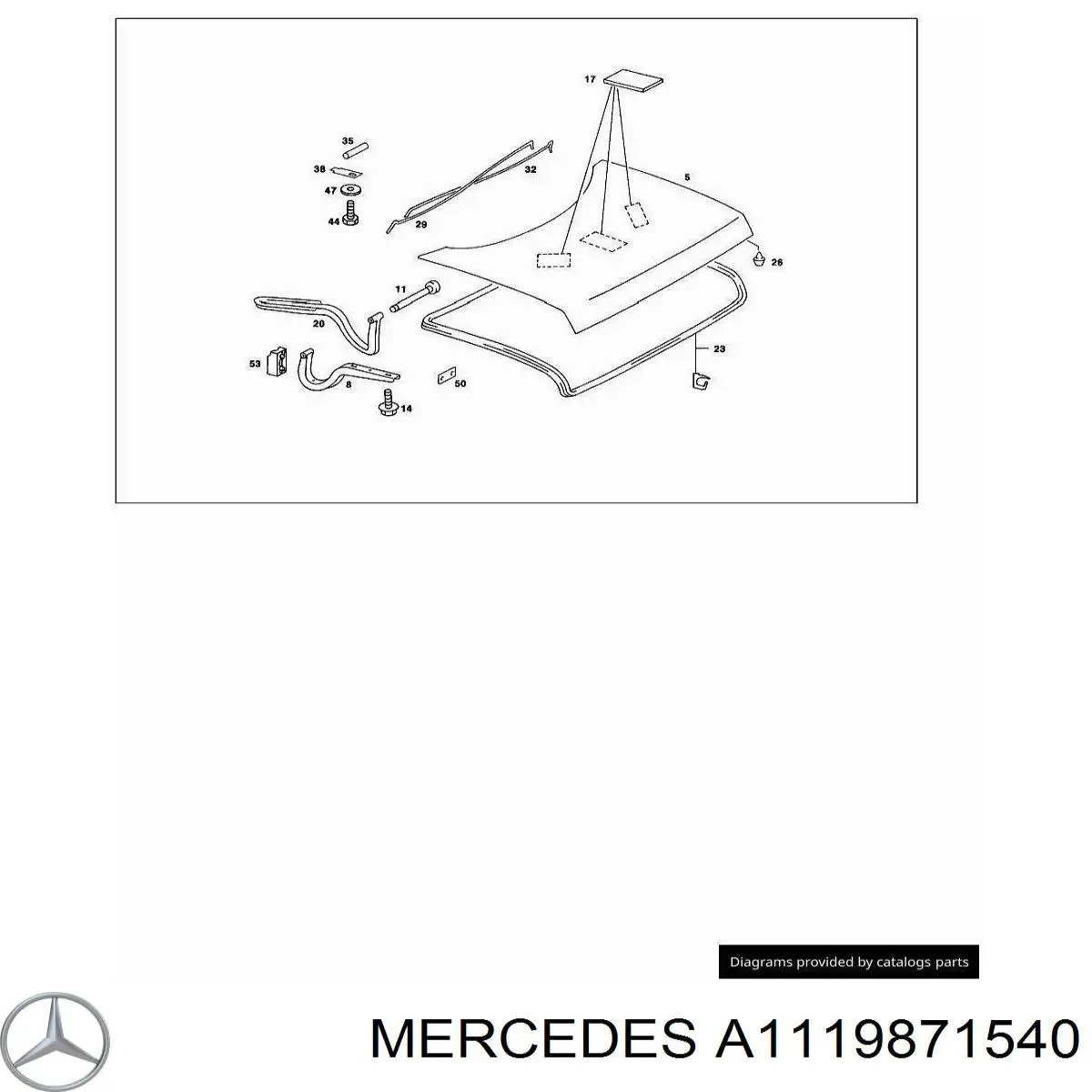 A1119871540 Mercedes 