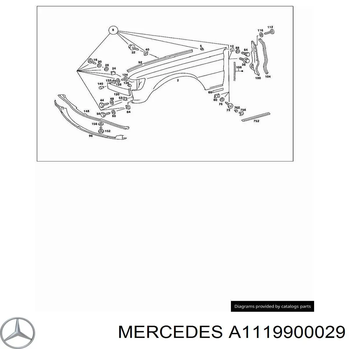  Mercedes A1119900029 preço, a partir de 9,06 USD