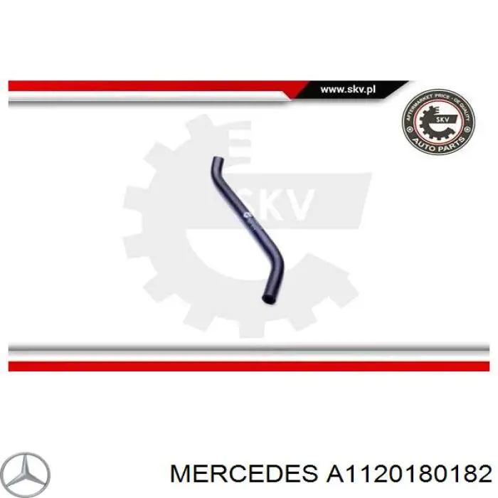 Compre A1120180182 Mercedes Cano derivado de ventilação de cárter (de separador de óleo)