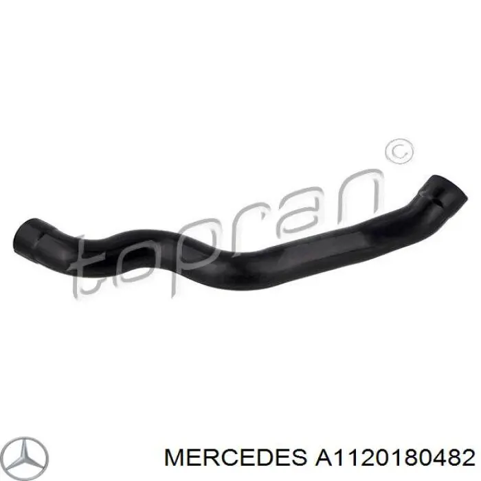 Cano derivado de ventilação de cárter (de separador de óleo) Mercedes A1120180482 preço, a partir de 8,57 USD
