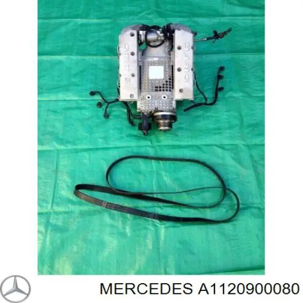 A1120900080 Mercedes Compressor de supercompressão de ar de motor