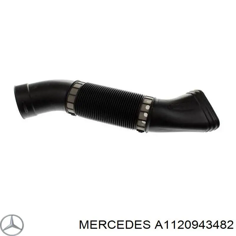 A1120943482 Mercedes Cano derivado de ar, entrada de filtro de ar