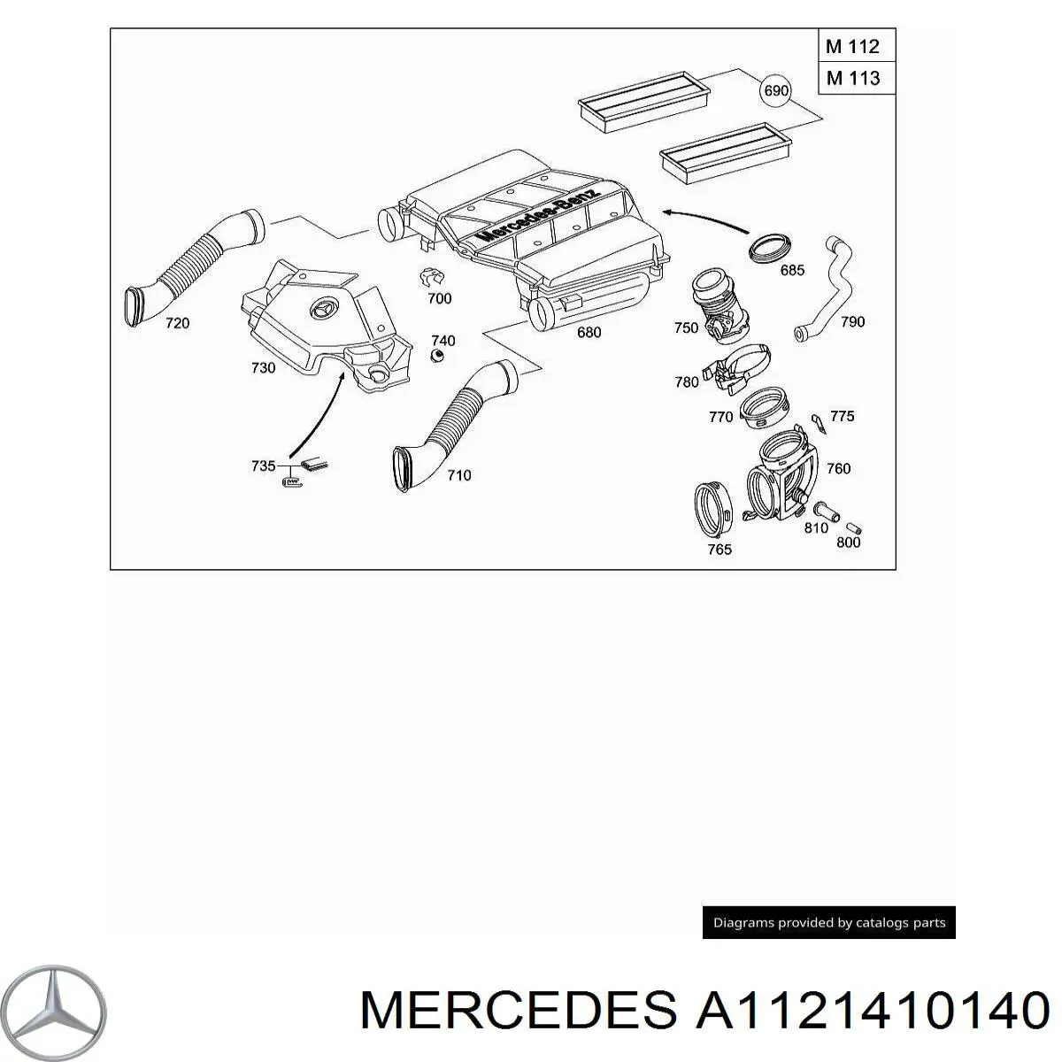 Compre A1121410140 Mercedes 