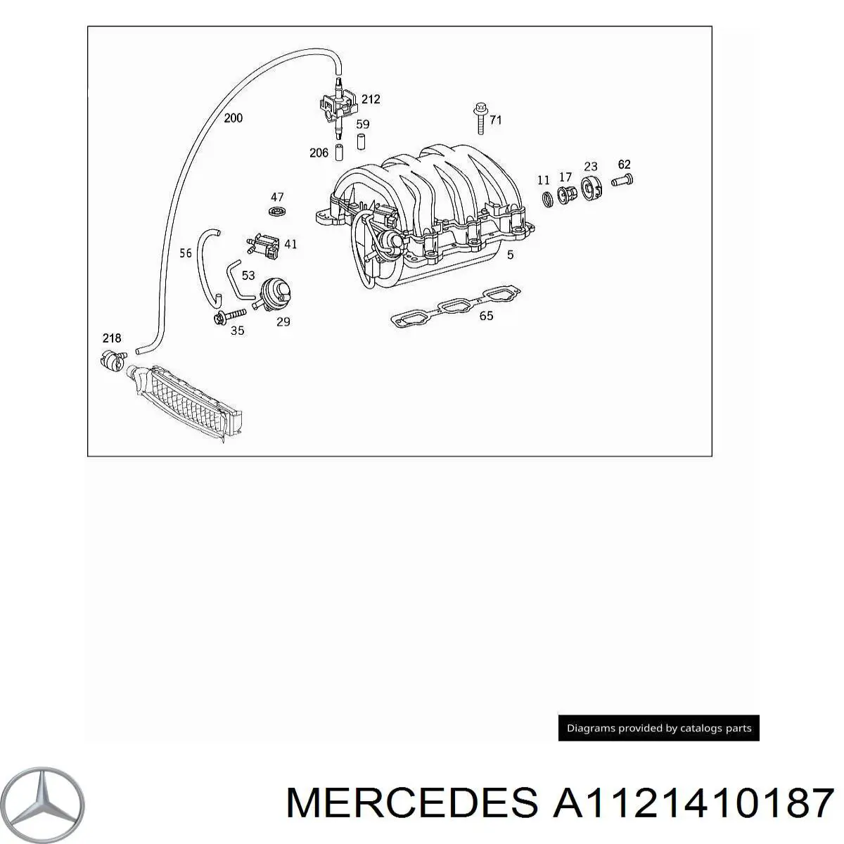 A1121410187 Mercedes 