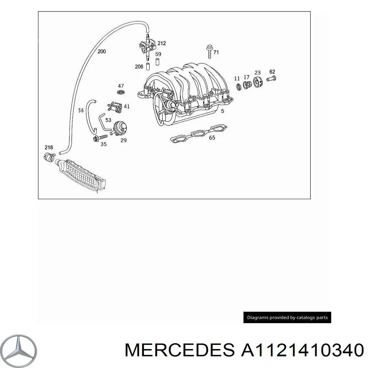 A1121410340 Mercedes 
