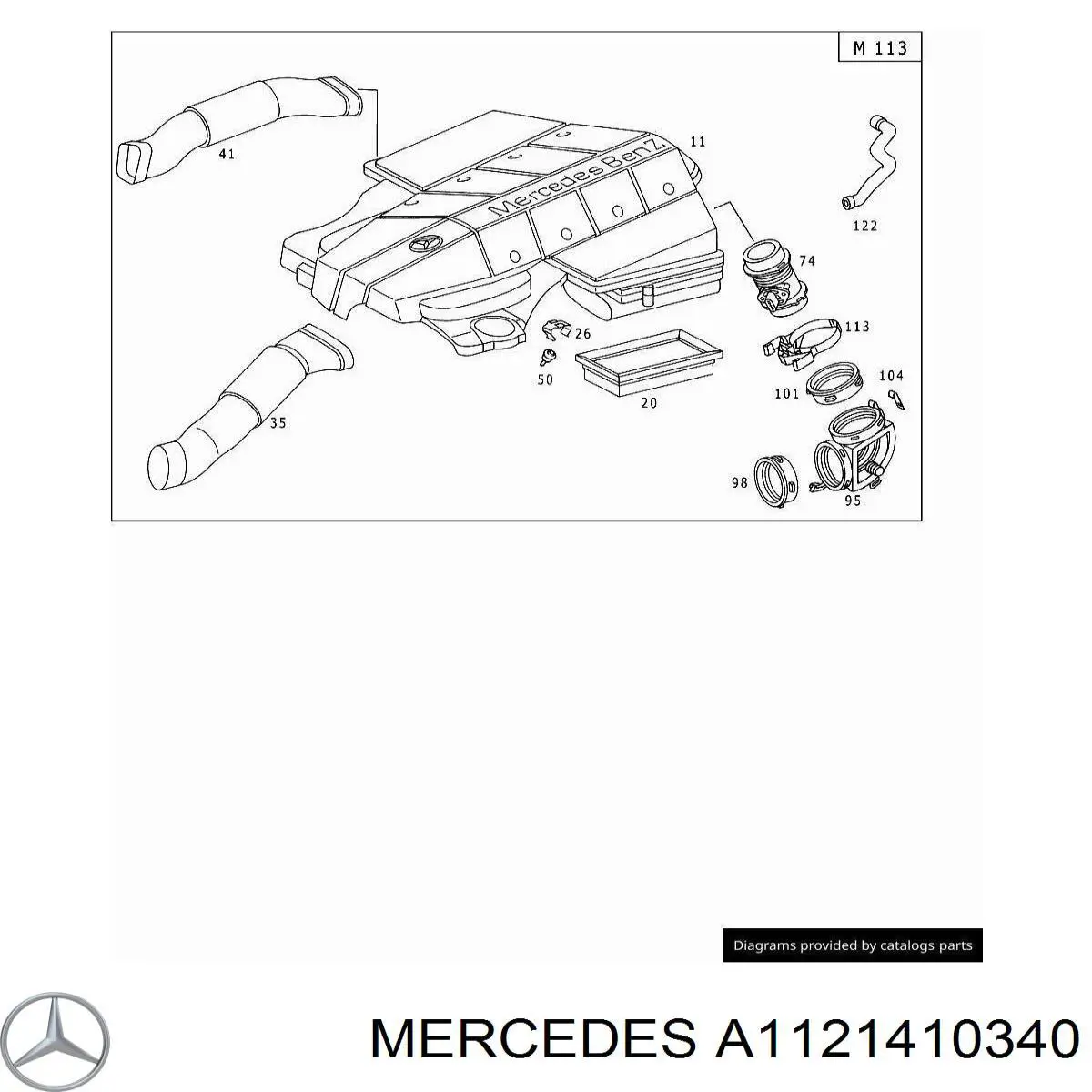  Mercedes A1121410340 preço, a partir de 14,17 USD