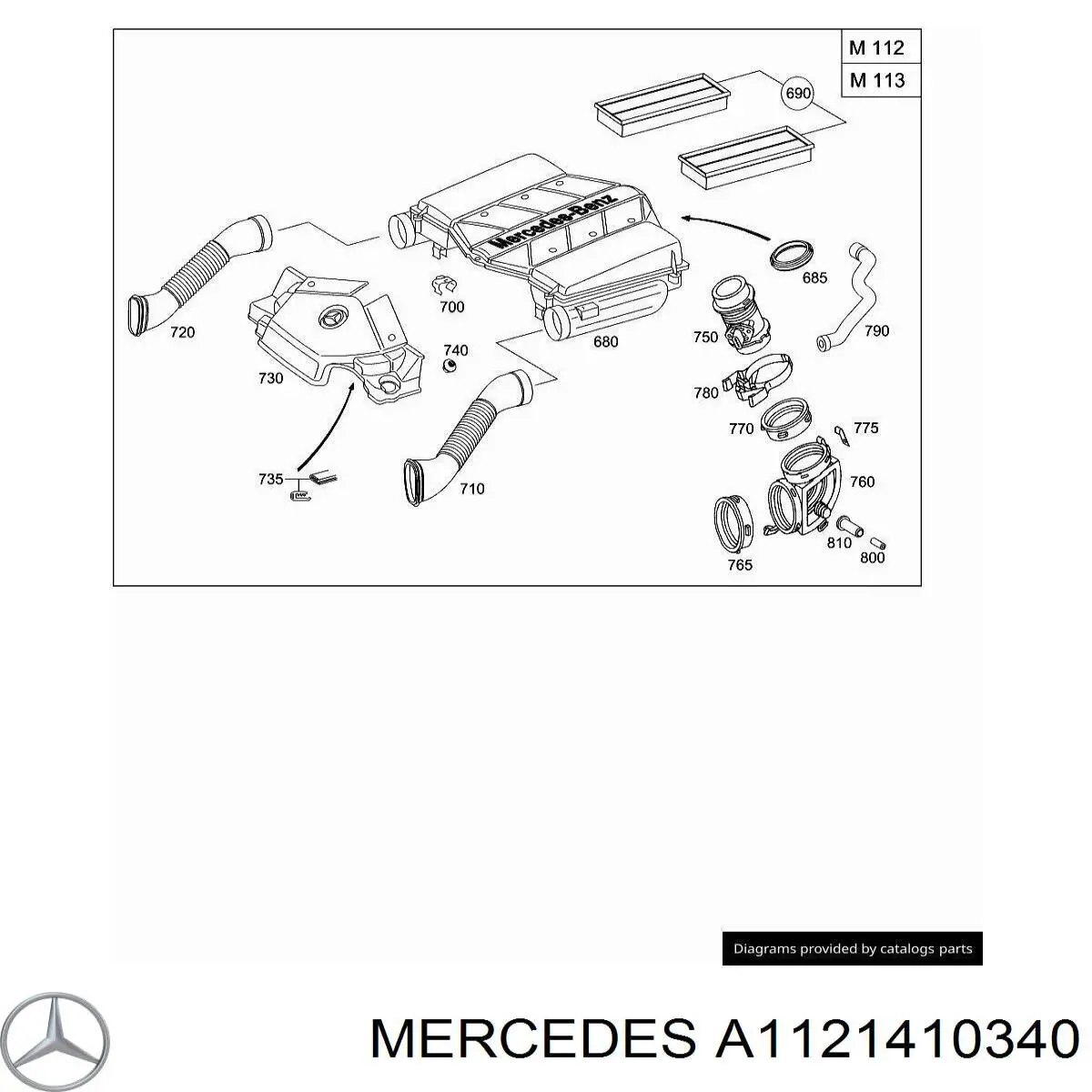 Compre A1121410340 Mercedes 