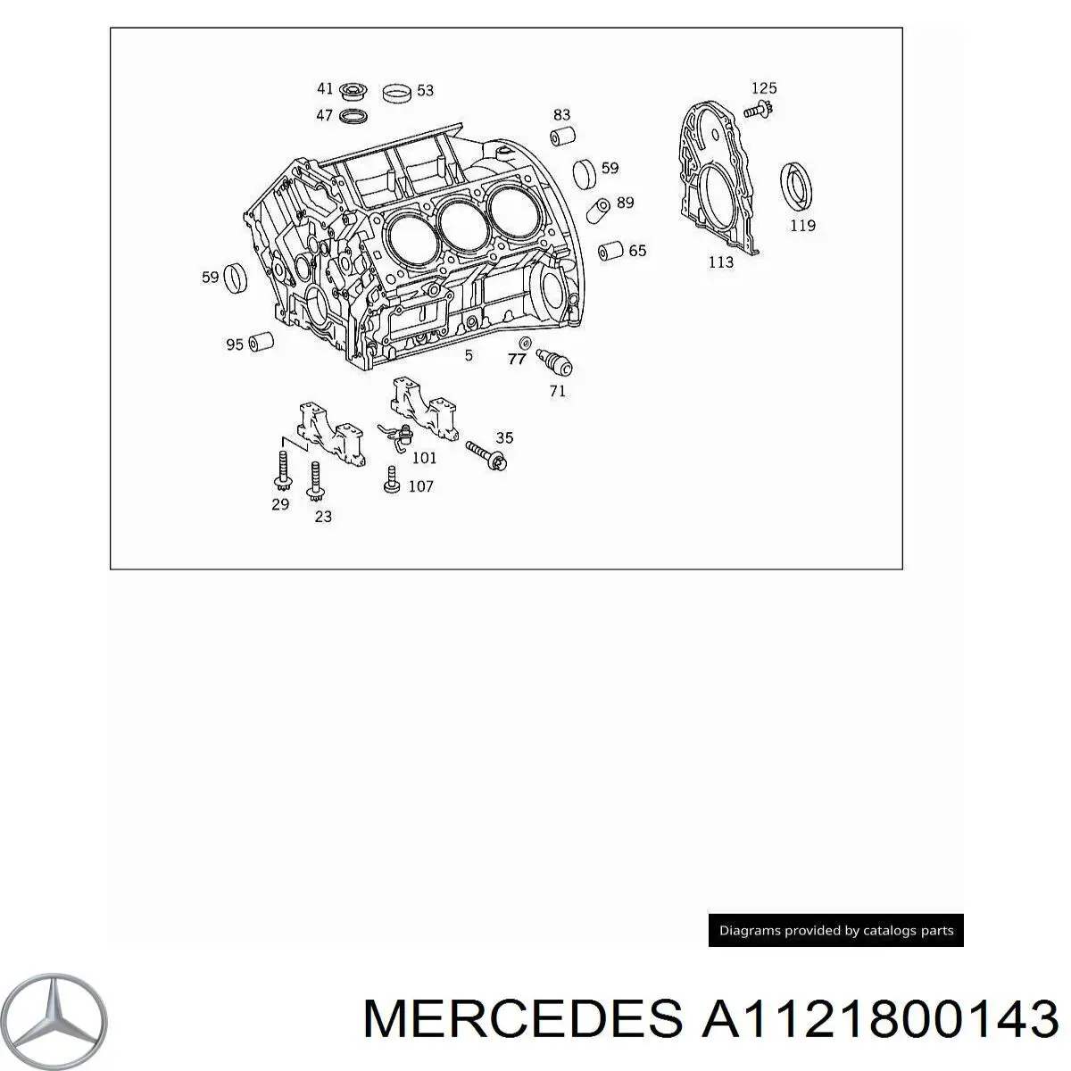 A1121800143 Mercedes 