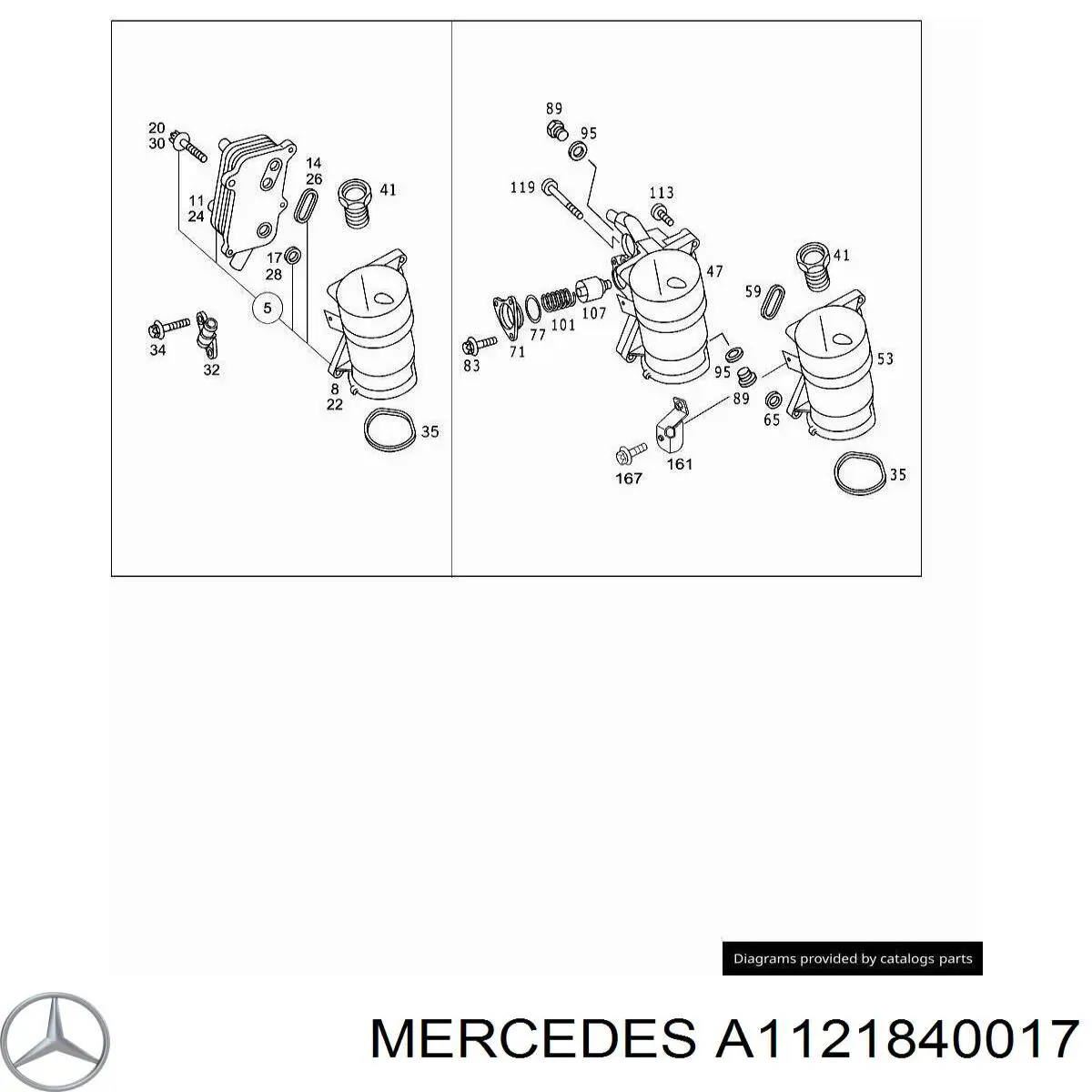A1121840017 Mercedes 