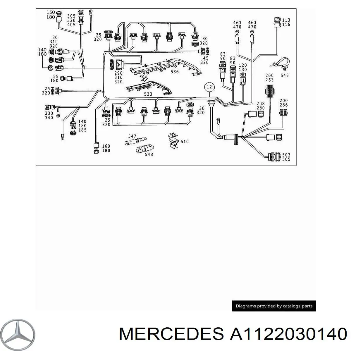  Consola do gerador Mercedes S sedan (W220) (1998 - 2005) 