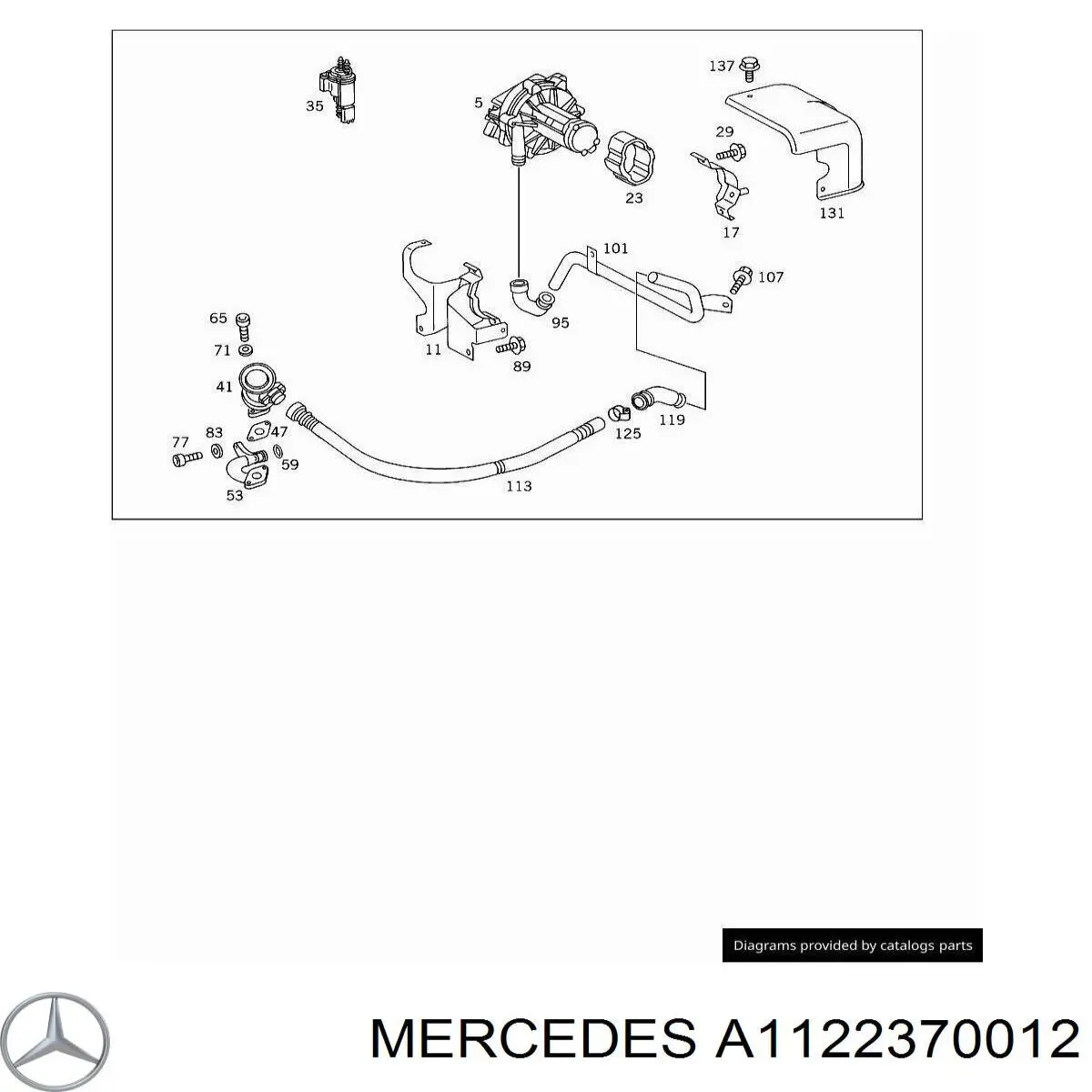 A1122370012 Mercedes 