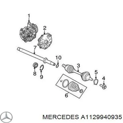  Mercedes A1129940935 preço, a partir de 5,96 USD