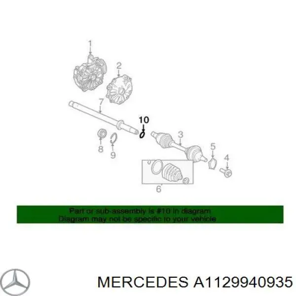 Compre A1129940935 Mercedes 