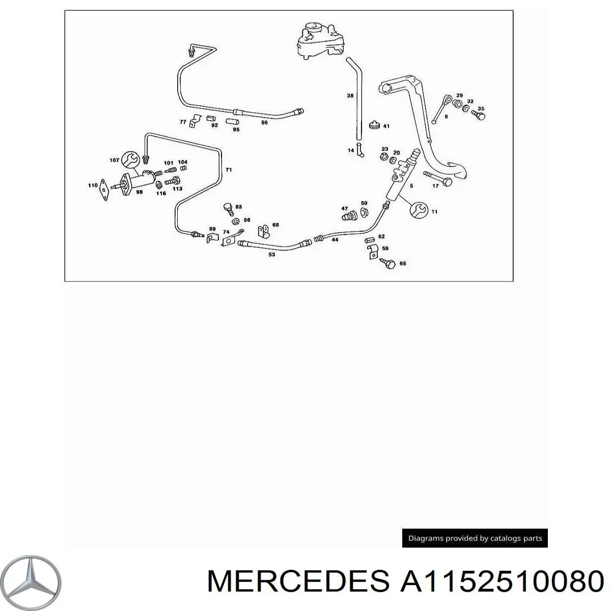 A1152510080 Mercedes 