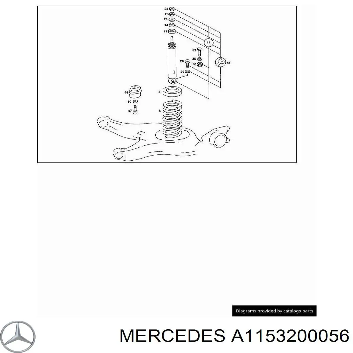  Mercedes A1153200056 preço, a partir de 43,12 USD