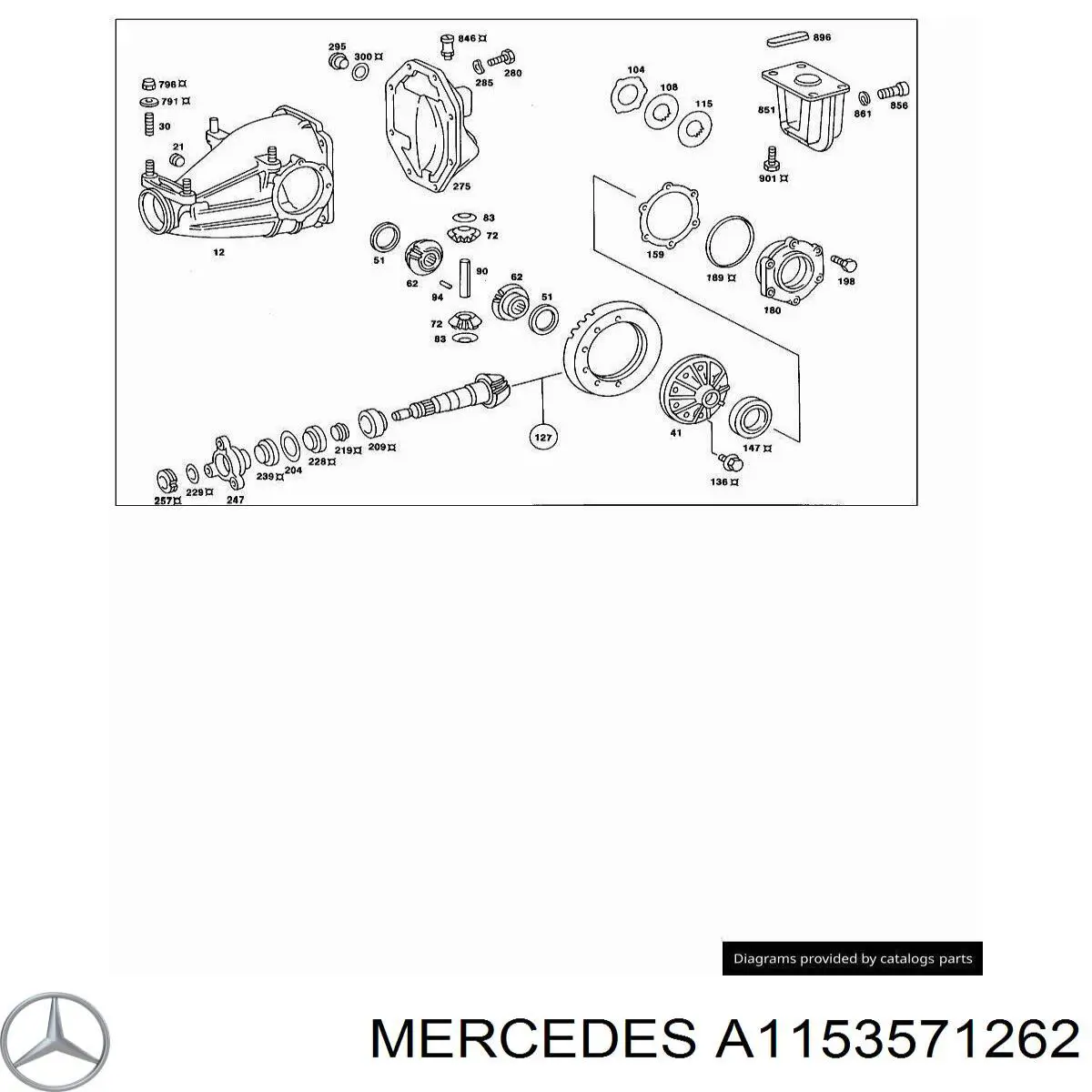 Compre A1153571262 Mercedes Arruela de regulação