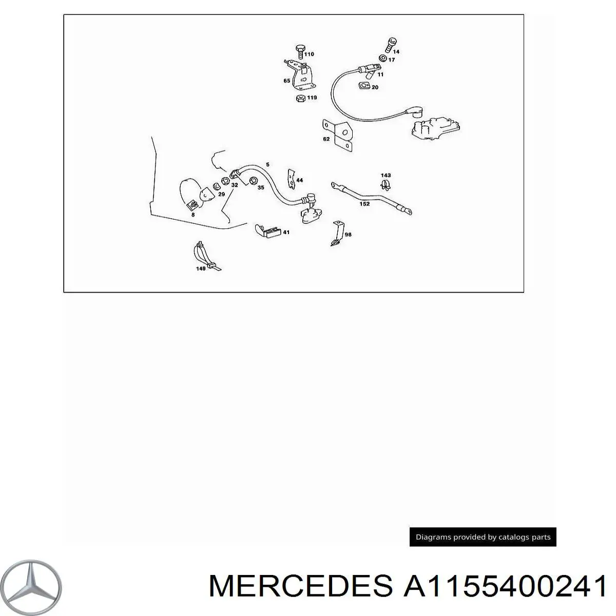A1155400241 Mercedes 