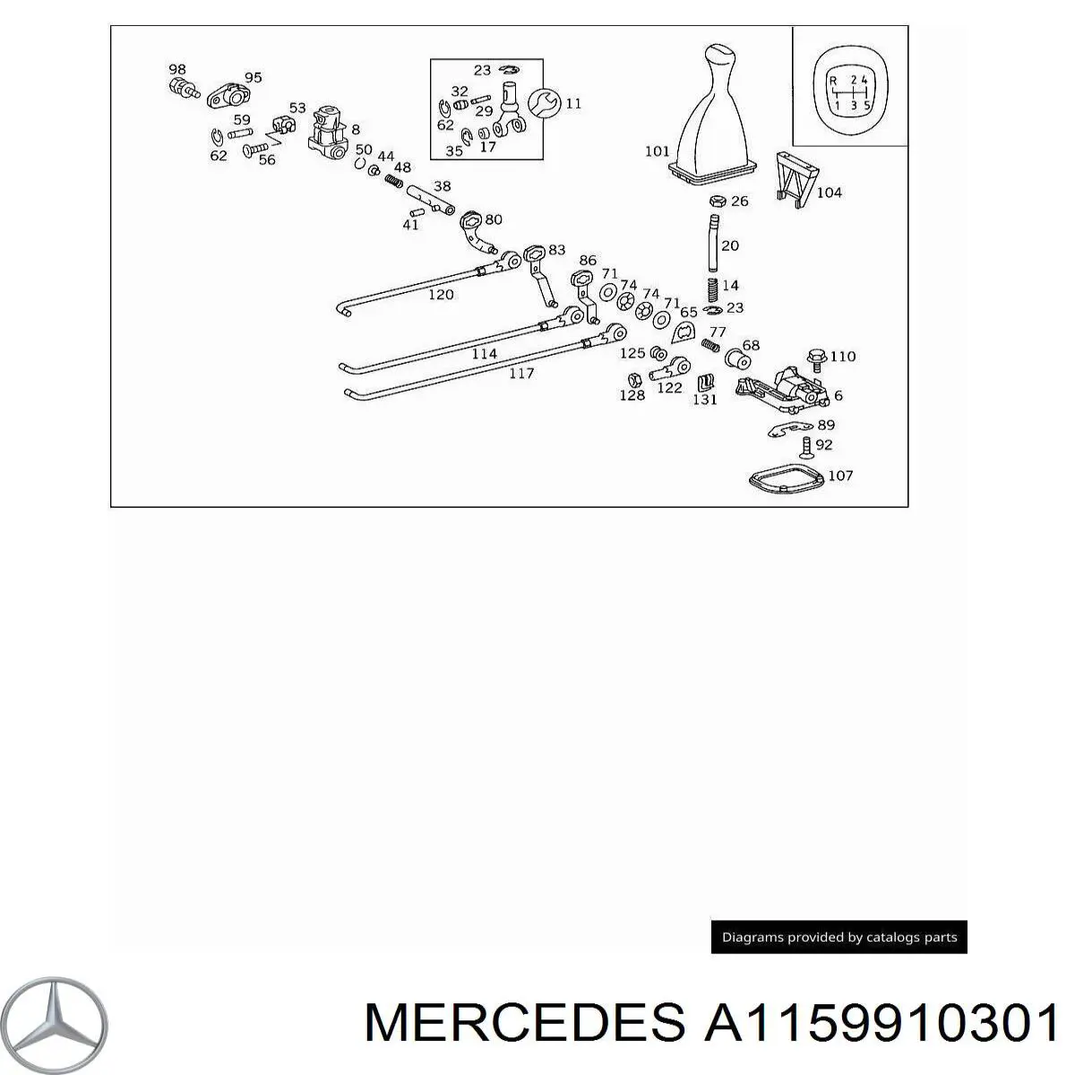A1159910301 Mercedes 